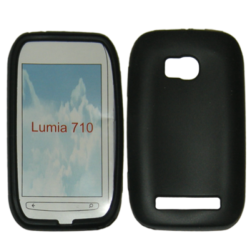 VOLTE-TEL ΘΗΚΗ NOKIA LUMIA 710 ΣΙΛΙΚΟΝΗΣ BLACK