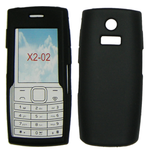 VOLTE-TEL ΘΗΚΗ NOKIA X2-02/X2-05 ΣΙΛΙΚΟΝΗΣ BLACK