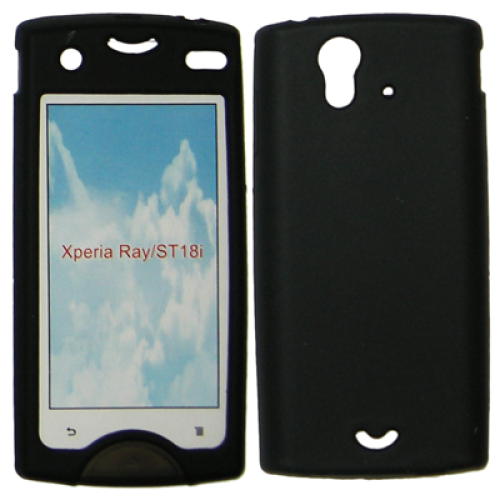 VOLTE-TEL ΘΗΚΗ SONY XPERIA RAY ST18i ΣΙΛΙΚΟΝΗΣ BLACK