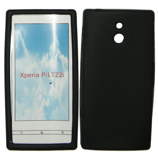 VOLTE-TEL ΘΗΚΗ SONY XPERIA P LT22i ΣΙΛΙΚΟΝΗΣ BLACK