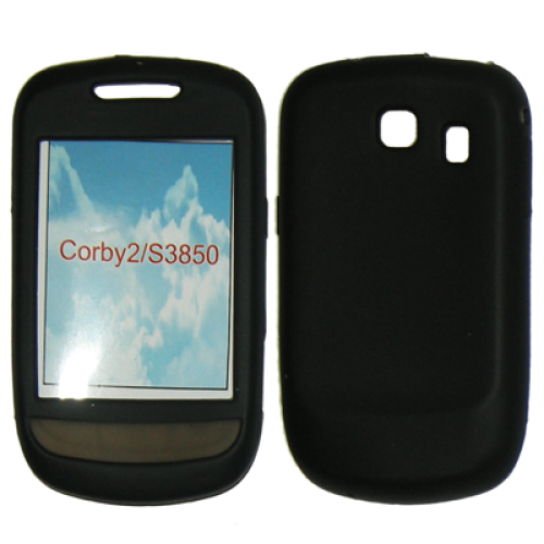 VOLTE-TEL ΘΗΚΗ SAMSUNG S3850 CORBY 2 ΣΙΛΙΚΟΝΗΣ BLACK