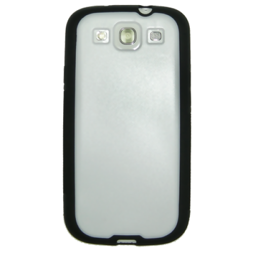 VOLTE-TEL ΘΗΚΗ SAMSUNG S3 I9300 TPU+PC BLACK-WHITE