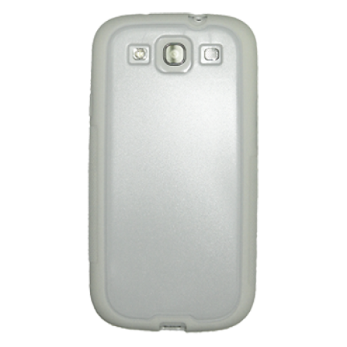 VOLTE-TEL ΘΗΚΗ SAMSUNG S3 I9300 TPU+PC WHITE-WHITE