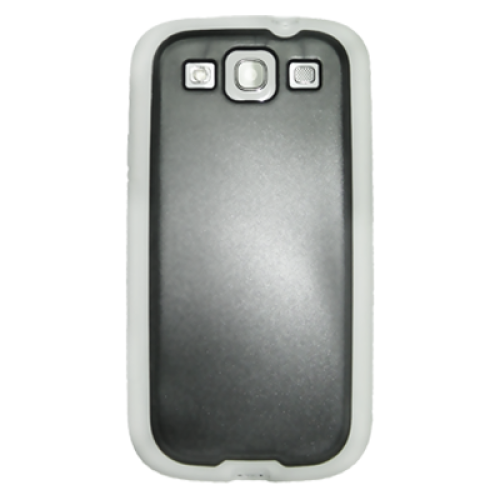 VOLTE-TEL ΘΗΚΗ SAMSUNG S3 I9300 TPU+PC WHITE-BLACK