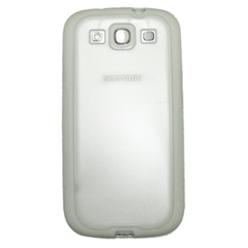 VOLTE-TEL ΘΗΚΗ SAMSUNG S3 I9300 TPU+PC WHITE-TRANSPARENT