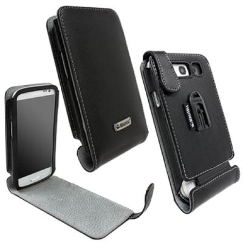 KRUSELL ΘΗΚΗ SAMSUNG I9300 LEATHER ORBIT FLEX BLACK/GREY