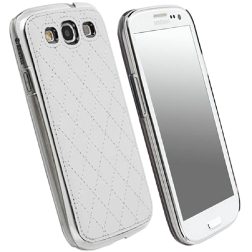 KRUSELL ΘΗΚΗ SAMSUNG I9300 FACEPLATE LEATHER AVENYN UC WHITE