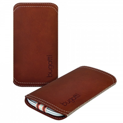 BUGATTI ΘΗΚΗ ΠΟΥΓΚΙ LEATHER TWO WAY CASE BROWN ML