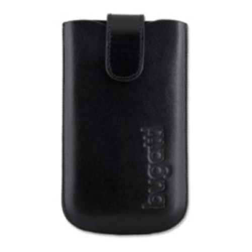 BUGATTI ΘΗΚΗ ΠΟΥΓΚΙ SLIM CASE LEATHER CLASSIC LOOP BLACK ML