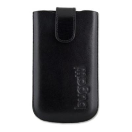BUGATTI ΘΗΚΗ ΠΟΥΓΚΙ SLIM CASE LEATHER CLASSIC LOOP BLACK ML