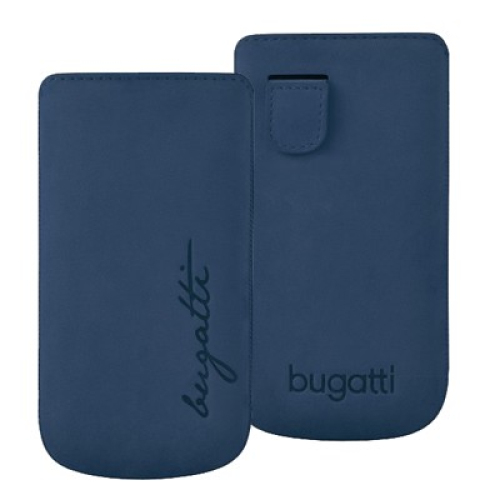 BUGATTI ΘΗΚΗ ΠΟΥΓΚΙ IPHONE SE/5S/5/5C PERFECT VELVETY COBALT ML