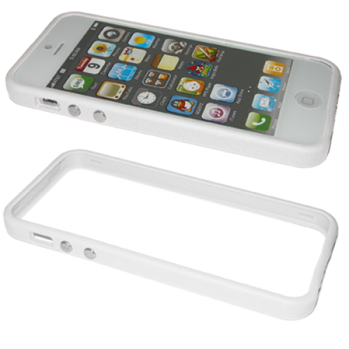 VOLTE-TEL ΘΗΚΗ IPHONE SE/5S/5 BUMPER METAL BUTTON WHITE
