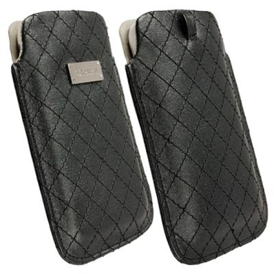 KRUSELL ΘΗΚΗ ΠΟΥΓΚΙ LEATHER AVENYN BLACK L LONG