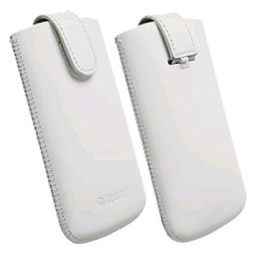 KRUSELL ΘΗΚΗ ΠΟΥΓΚΙ SLIM LEATHER ASPERO WHITE L LONG