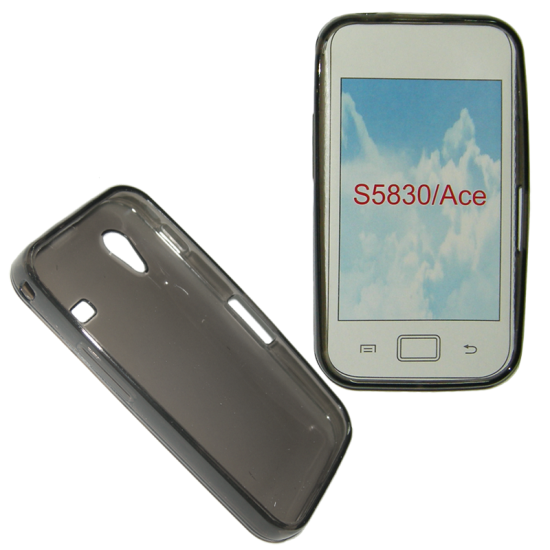 VOLTE-TEL ΘΗΚΗ SAMSUNG ACE S5830 SLIMCOLOR TPU ΔΙΑΦΑΝΗ ΓΚΡΙ