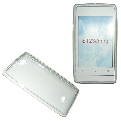 VOLTE-TEL ΘΗΚΗ SONY XPERIA MIRO ST23 SLIMCOLOR TPU ΔΙΑΦΑΝΗ