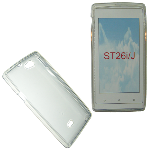 VOLTE-TEL ΘΗΚΗ SONY XPERIA J ST26 SLIMCOLOR TPU ΔΙΑΦΑΝΗ