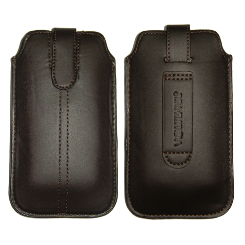VOLTE-TEL ΘΗΚΗ ΠΟΥΓΚΙ SLIM SEWING LEATHER LOOP V1504 BROWN SL