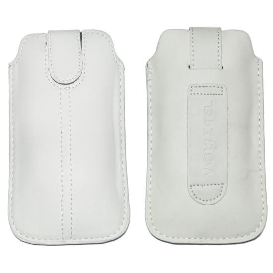 VOLTE-TEL ΘΗΚΗ ΠΟΥΓΚΙ SLIM SEWING LEATHER LOOP V1506 WHITE ML