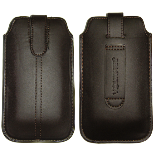 VOLTE-TEL ΘΗΚΗ ΠΟΥΓΚΙ SLIM SEWING LEATHER LOOP V1509 BROWN XL