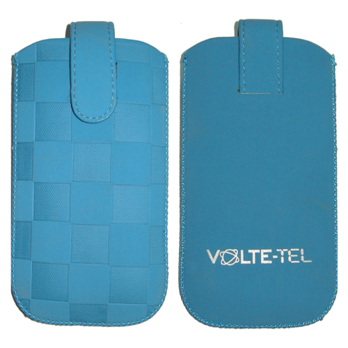 VOLTE-TEL ΘΗΚΗ ΠΟΥΓΚΙ SLIM CASE FABRIC CUBE V1604 BLUE ML