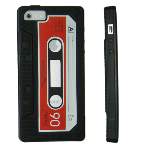 VOLTE-TEL ΘΗΚΗ IPHONE SE/5S/5 FACEPLATE CASSETTE V066 BLACK
