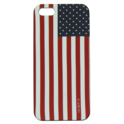 VOLTE-TEL ΘΗΚΗ IPHONE SE/5S/5 FACEPLATE AMERICAN FLAG V085