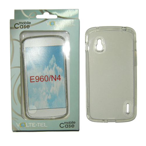 VOLTE-TEL ΘΗΚΗ LG E960 NEXUS 4 SLIMCOLOR TPU ΔΙΑΦΑΝΗ