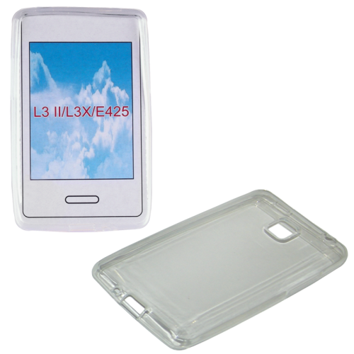 VOLTE-TEL ΘΗΚΗ LG E430 OPTIMUS L3 II SLIMCOLOR TPU ΔΙΑΦΑΝΗ