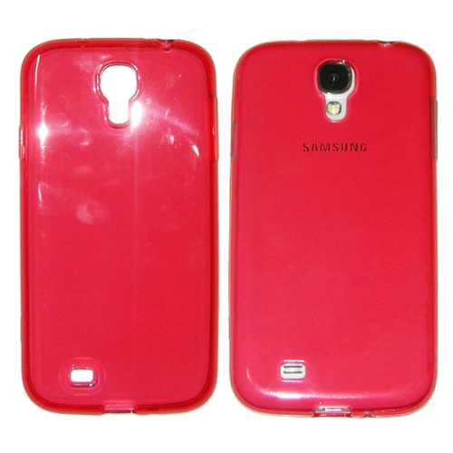 VOLTE-TEL ΘΗΚΗ SAMSUNG S4 I9505 SLIMCOLOR TPU ΔΙΑΦΑΝΗ ΚΟΚΚΙΝΗ