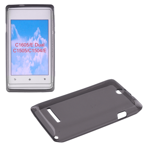 VOLTE-TEL ΘΗΚΗ SONY XPERIA E C1505 SLIMCOLOR TPU ΔΙΑΦΑΝΗ ΓΚΡΙ