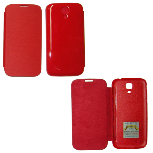 VOLTE-TEL ΘΗΚΗ SAMSUNG S4 I9505 BATTERY COVER BOOK RED