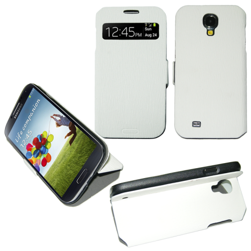 VOLTE-TEL ΘΗΚΗ SAMSUNG S4 I9505 S VIEW BOOK-STAND WHITE