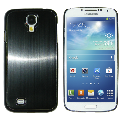 VOLTE-TEL ΘΗΚΗ SAMSUNG S4 I9505 FACEPLATE ALU-BRUSH BLACK
