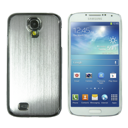 VOLTE-TEL ΘΗΚΗ SAMSUNG S4 I9505 FACEPLATE ALU-BRUSH SILVER