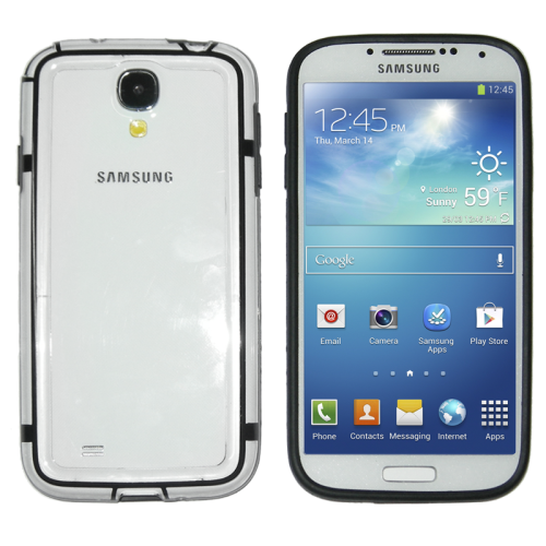 ΘΗΚΗ SAMSUNG GALAXY S4 I9505 BUMPER WITH BUTTON BLACK VOLTE-TEL