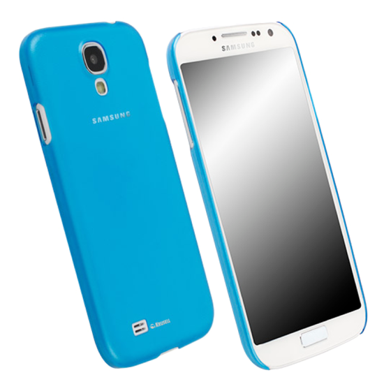 KRUSELL ΘΗΚΗ SAMSUNG I9505 FACEPLATE FROSTCOVER TRANSPARENT BLUE