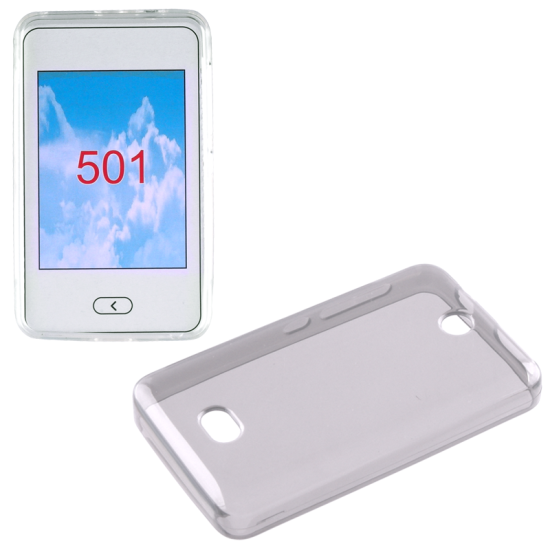 VOLTE-TEL ΘΗΚΗ NOKIA ASHA 501 SLIMCOLOR TPU ΔΙΑΦΑΝΗ