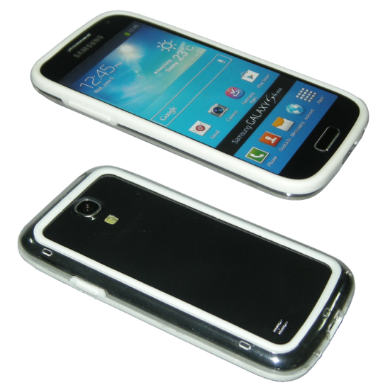 VOLTE-TEL ΘΗΚΗ SAMSUNG S4 MINI I9195 BUMPER WITH BUTTON WHITE