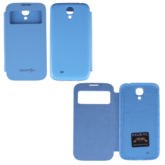 VOLTE-TEL ΘΗΚΗ SAMSUNG S4 I9505 BATTERY COVER VIEW BLUE