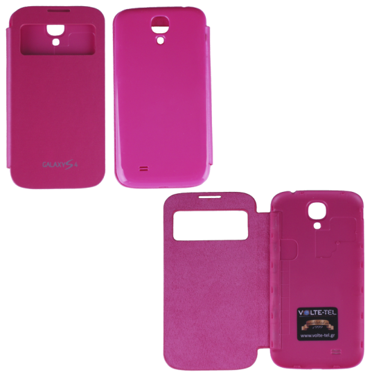 VOLTE-TEL ΘΗΚΗ SAMSUNG S4 I9505 BATTERY COVER VIEW FUCHSIA