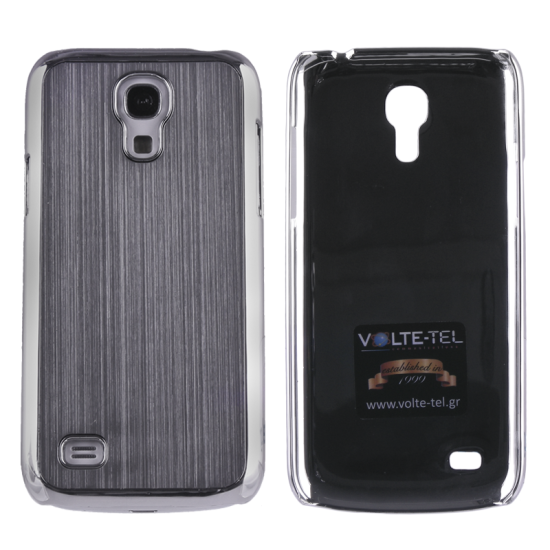 VOLTE-TEL ΘΗΚΗ SAMSUNG S4 MINI I9195 FACEPLATE ALU-BRUSH SILVER