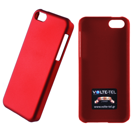 VOLTE-TEL ΘΗΚΗ IPHONE 5C FACEPLATE FITCOVER RED