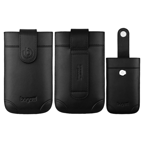 BUGATTI ΘΗΚΗ ΠΟΥΓΚΙ SLIM CASE LEATHER LONDON BLACK XL