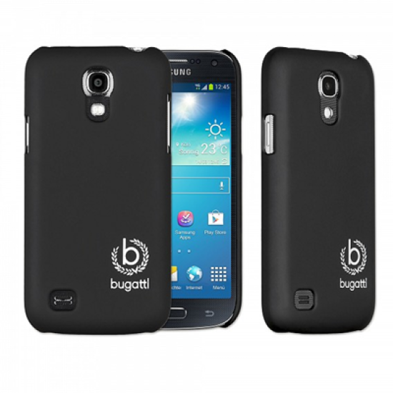 BUGATTI ΘΗΚΗ SAMSUNG I9195 FACEPLATE CLIP ON COVER SILK BLACK