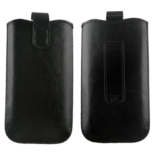 VOLTE-TEL ΘΗΚΗ ΠΟΥΓΚΙ SOFTCASE LEATHER MAGNET LOOP BLACK XXL
