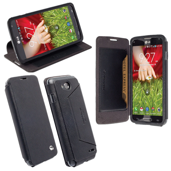 KRUSELL ΘΗΚΗ LG L90 D405 LEATHER MALMO FLIPCOVER STAND BLACK