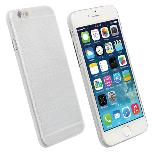 VOLTE-TEL ΘΗΚΗ IPHONE 6S/6 4.7" FACEPLATE FROSTCOVER TRANSP. WHITE KRUSEL