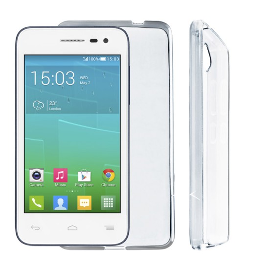 VOLTE-TEL ΘΗΚΗ ALCATEL POP S3 5050Y SLIMCOLOR TPU ΔΙΑΦΑΝΗ