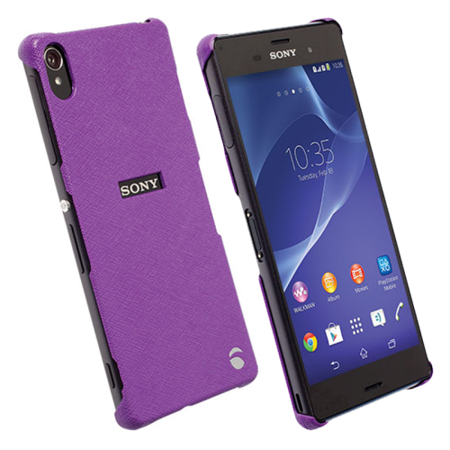 KRUSELL ΘΗΚΗ SONY Z3 MALMO TEXTURE COVER PURPLE